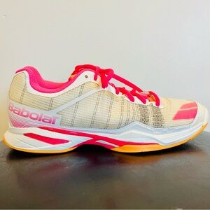 Babolat Jet Team All Court Tennis Shoes White/Orange Women’s Size 9.5
